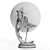 Silhouette Dance Table Lamp 3D model small image 7