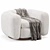 Sleek Mod Armchair by Studio27 3D model small image 1