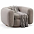 Sleek Mod Armchair by Studio27 3D model small image 3