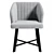 Industrial Stone Gray Chair 3D model small image 2