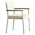 Modern Guinea Chair Design 3694 3D model small image 3