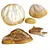 Russian Bread Set: Rustic Bundle 3D model small image 3