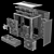 Motion-Blurred Gaming PC Kit 3D model small image 7