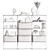 Deco Shelf Set with Vases 3D model small image 11