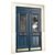 Classic Door 1600mm H-2700mm 3D 3D model small image 5