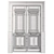 Classic Door 1600mm H-2700mm 3D 3D model small image 6