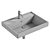 DIWO Enisey 60 Washbasin 3D model small image 4