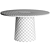 Marble & Cork Dining Table 3D model small image 4