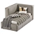 Convertible Sofa Bed Hill S 404 3D model small image 3