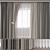 Vray Rendered Curtain 3D Model 3D model small image 1