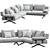 Elegant Olta Elixir Sofa Option 3D model small image 1