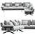 Elegant Olta Elixir Sofa Option 3D model small image 2