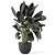 Artisan Stone Pot Indoor Plants 3D model small image 4