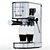 ILAVIE Espresso Machine: Premium Stainless 3D model small image 2