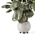  Handmade Stone Pot Indoor Plants 3D model small image 2