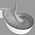 Spiral Staircase Model Set 3D model small image 7