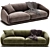 Wendelbo Montholon Sofa 3D Model 3D model small image 1