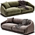 Wendelbo Montholon Sofa 3D Model 3D model small image 2