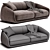 Wendelbo Montholon Sofa 3D Model 3D model small image 3