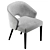 Modern Bright Cahn Armchair 202 3D model small image 5