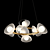 Handcrafted LED Dome Chandelier 3D model small image 2