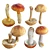 Mushroom Basket Collection - 3D Models 3D model small image 3