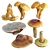 Mushroom Basket Collection - 3D Models 3D model small image 6