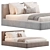Luxury Italian Creazioni Bed 2015 3D model small image 1