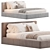 Luxury Italian Creazioni Bed 2015 3D model small image 2