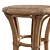 Artisanal Rattan Triplet Stool 3D model small image 4