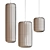 Sleek Glass TR37 Pendant Light 3D model small image 3