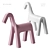 Belle Berkano Kids Horse Chair 3D model small image 2