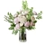 Rose Peonies Floral Bouquet Set 3D model small image 3