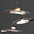 Modern Glass Pendant Lamp Stilnovo 3D model small image 2