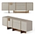 Elegant Colomo Sideboard: 3D Model 3D model small image 1