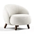 Seamless Textured V-Ray Armchair 3D model small image 1