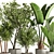 Modern Indoor Plant Set 2016 3D model small image 3