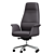 Luxury Cocoon Executive Armchair 3D model small image 3