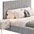 Modern Minimalist ARONA Bed Frame 3D model small image 4