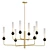 STANLEY Modern Chandelier Fixture 3D model small image 1