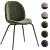 GUBI Beetle Dining Chair Variants 3D model small image 3