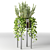 Stylish Chrome Plant Pots - Vray 3D model small image 5