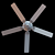 Hunter Ceiling Fan Model 3D model small image 4