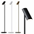 Contemporary Steel Floor Lamp 3D model small image 1