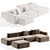 Hay Modern Modular Soft Sofa 3D model small image 1
