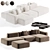 Hay Modern Modular Soft Sofa 3D model small image 3