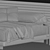 Modern Minimalist Roger Bed 3D model small image 4