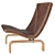 Vintage PK27 Maple Veneer Chair 3D model small image 2