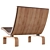 Vintage PK27 Maple Veneer Chair 3D model small image 3