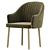Modern MELISA 2 Kitchen Chair 3D model small image 3